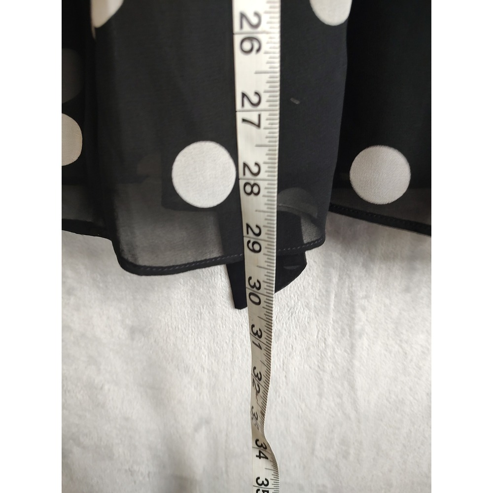 Banana Republic Womens Black White Polka Dot Halter Midi Dress Size 4 NWT - Picture 5 of 7